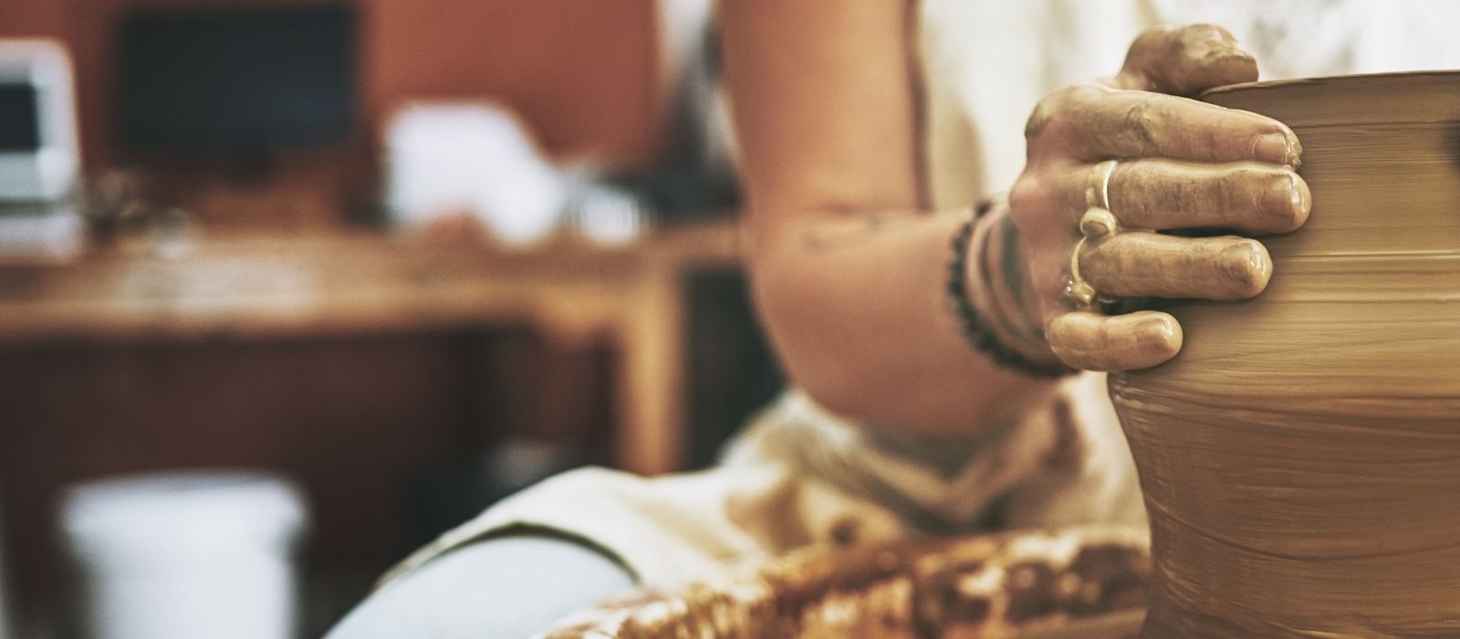 woman calm thoughtful warm light natural interior