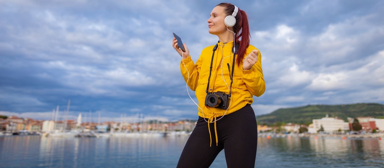 woman rediscovering herself outdoors free peaceful