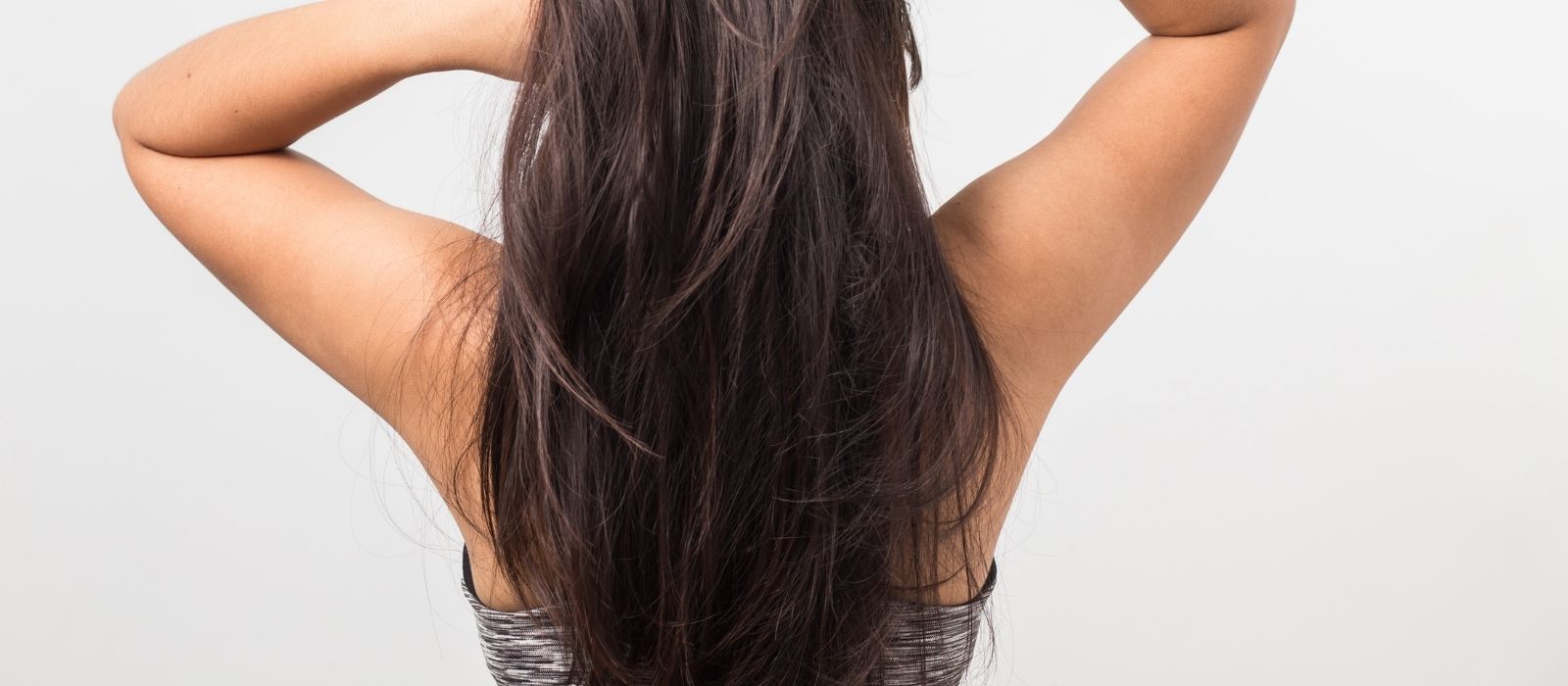 Close up of healthy scalp and hair roots