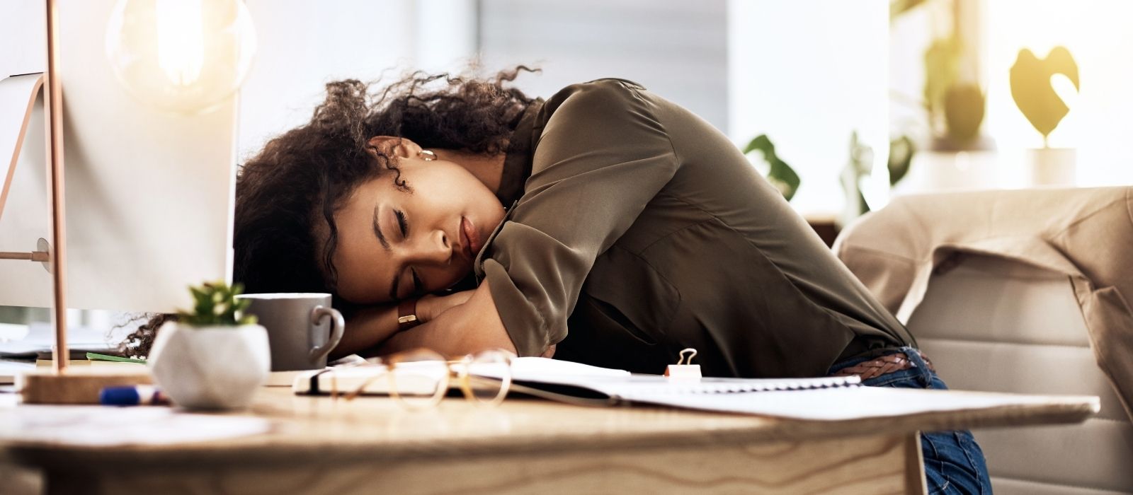 woman stressed overwhelmed working perfectionist