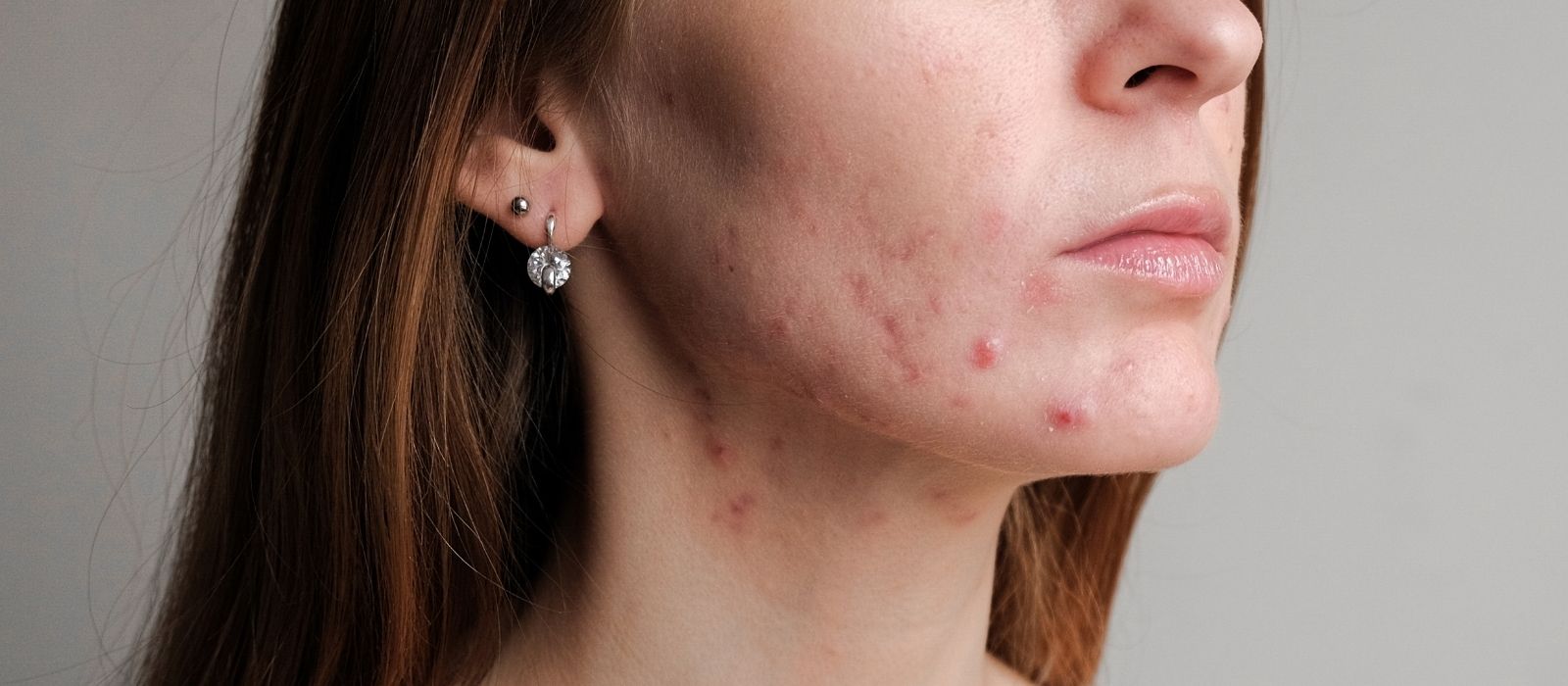 skincare serum products minimal clean flat lay