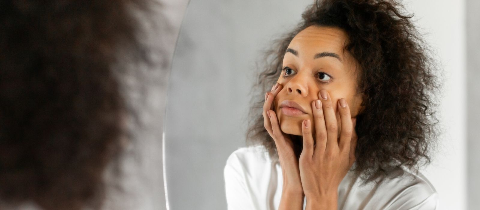 woman glowing skin morning light natural