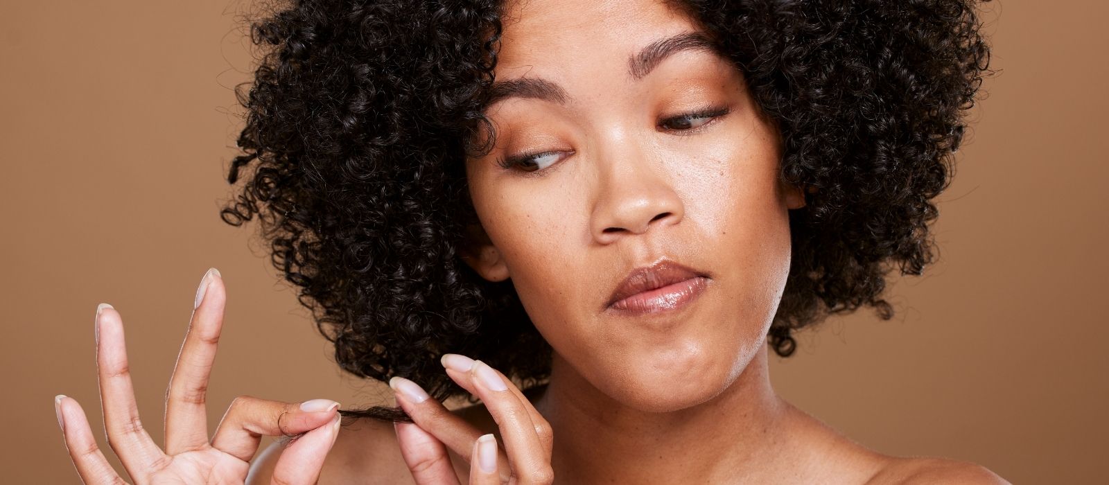 woman hair growth length natural hair care
